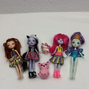 Enchantimals Merit Monkey Sage Skunk Karina Koala Patter Peacock Petya Pig Dolls